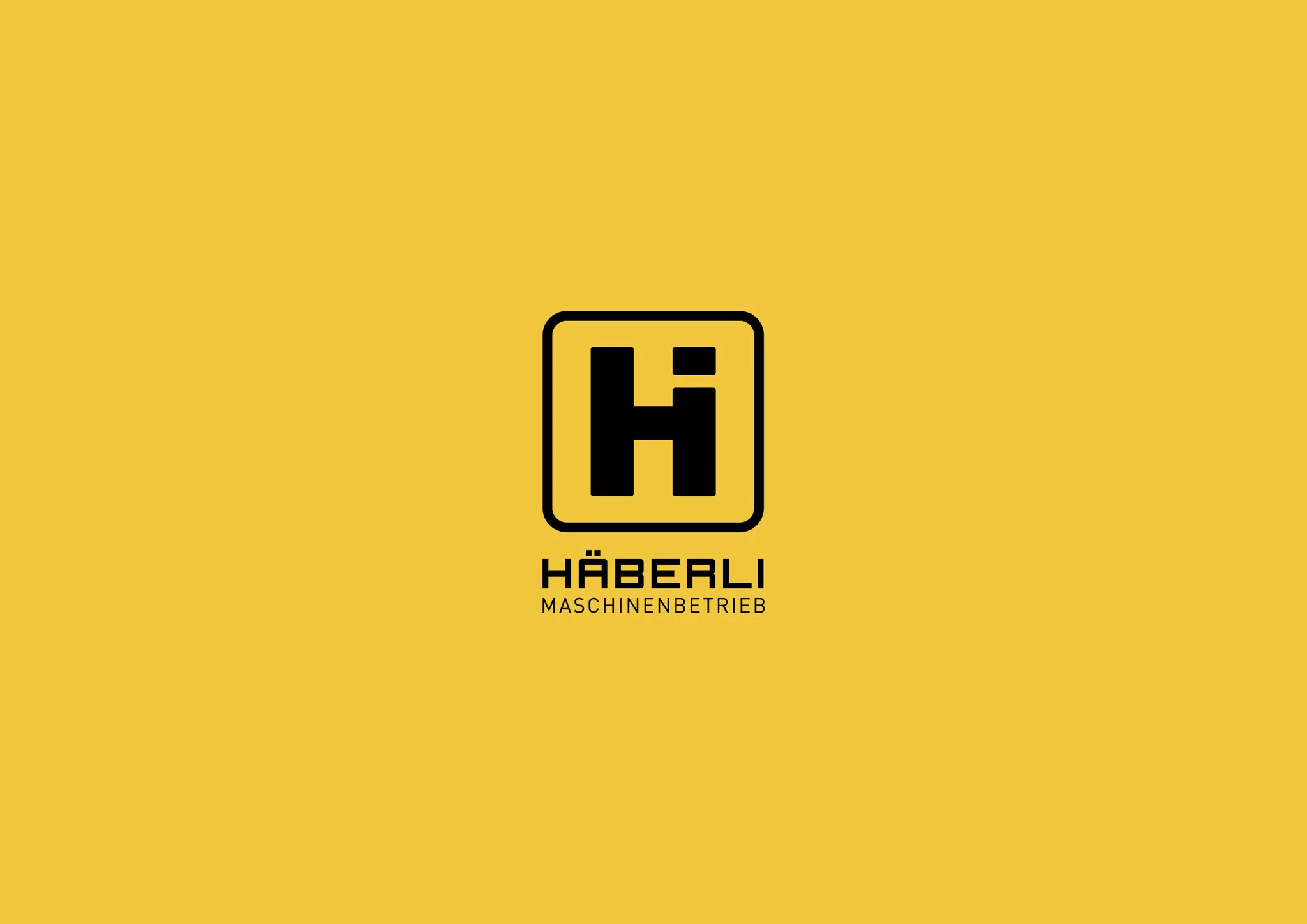 Corporate Design: Erscheinungsbild für "Häberli" Maschinenbetrieb (Logodesign, Visitenkarten, Banner) | Lockedesign 2014 (Region Bern))
