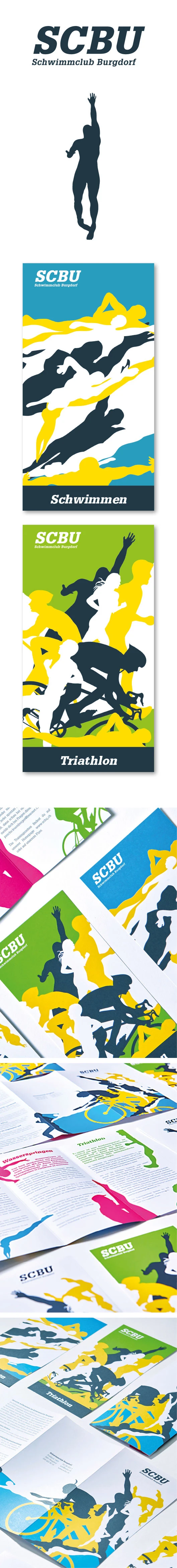 Branding: Prospekt- und Flyergestaltung Schwimmclub Burgdorf  | Layout, Grafik und Illustration by Lockedesign 2015