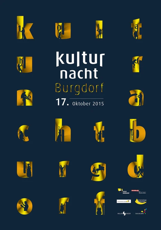 Plakatdesign: Kulturnacht 2015 | Brand, Konzept und Grafik by Lockedesign 2016