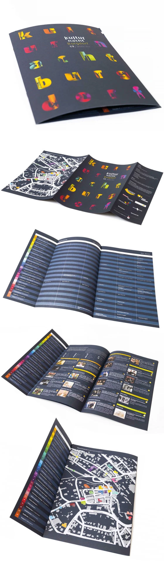 Prospektgestaltung Kulturnacht Burgdorf | Layout und Grafik by Lockedesign seit 2013/14/15/16/17