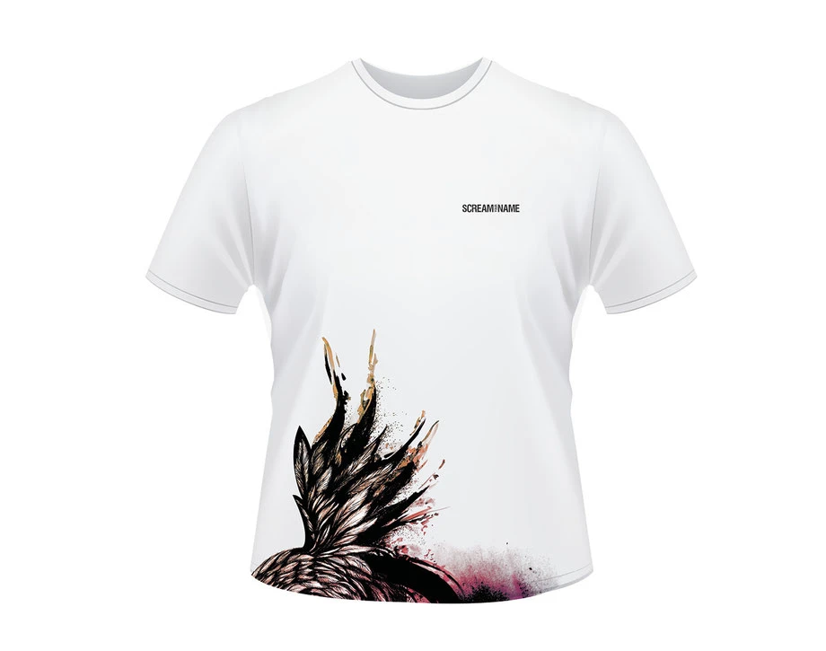 Grafik, Layout und Illustration by Lockedesign Burgdorf: Shirt-Gestaltung Scream your Name "Reborn"