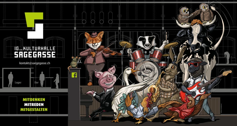Bannerdesign: Kulturhalle Sägegasse | Lockedesign 2015