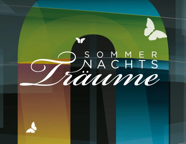 Branding Sommernachtsträume Burgdorf: Entwicklung Corporate Design (Logo/Icon), Grafik Konzert Plakate, Programm Gestaltung by Lockedesign, Burgdorf bei Bern