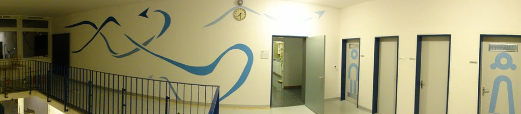 Treppenhaus Wand 2. OG
